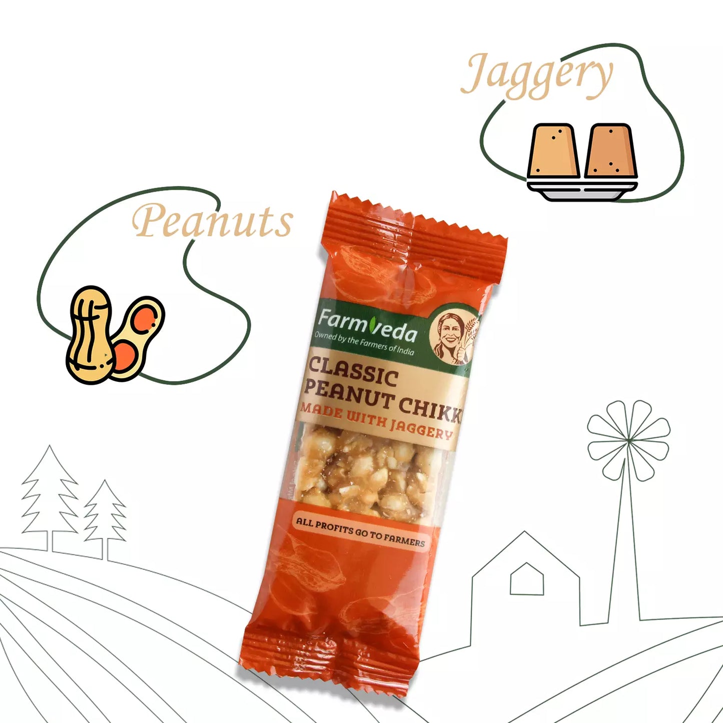 Classic Peanut Chikki Jar