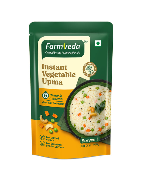 Instant Vegetable Upma Mix - (100gm * Pack of 5)
