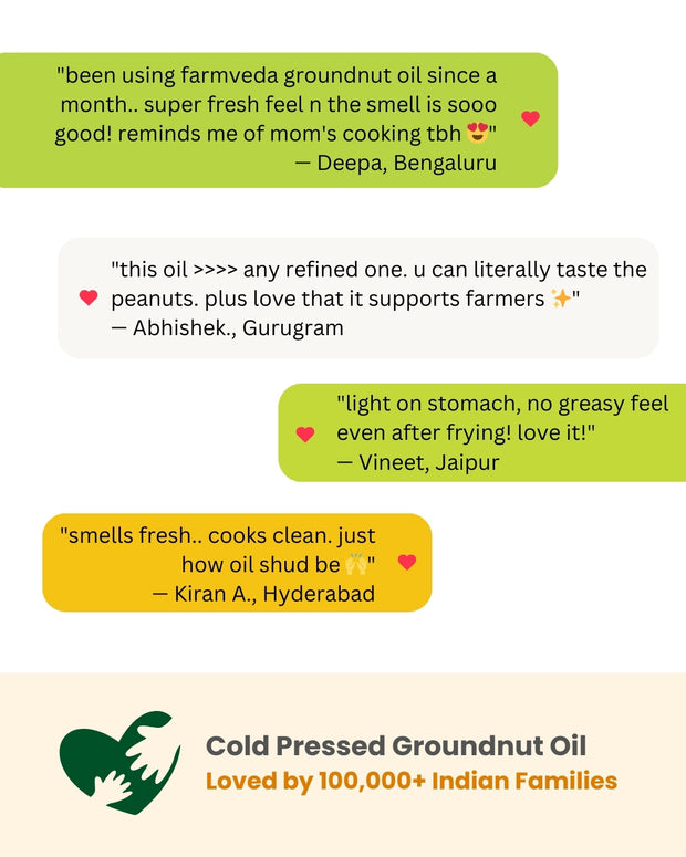 Cold Pressed Groundnut Oil - Impeccable Flavor