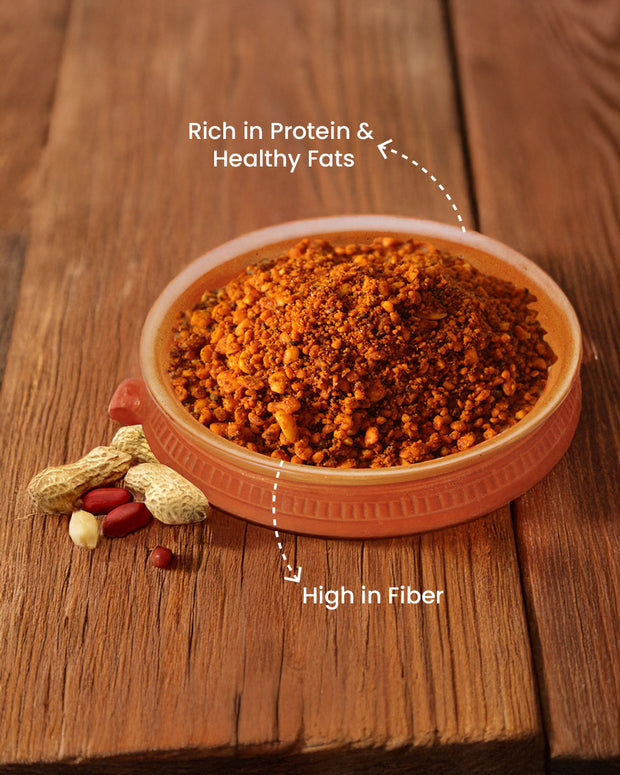 Groundnut Chutney Podi - Nutty Flavor and Nutritious Delight