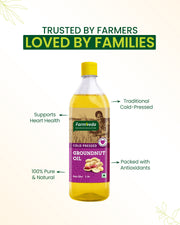 Groundnut Oil (Cold Pressed) - 1 Ltr
