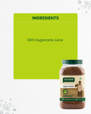 Farmveda Jaggery Powder | Natural Sweetener from Sugarcane Juice | No Chemicals or Preservatives | Iron Rich | Traditional Gud Powder | Healthy Sugar Alternative