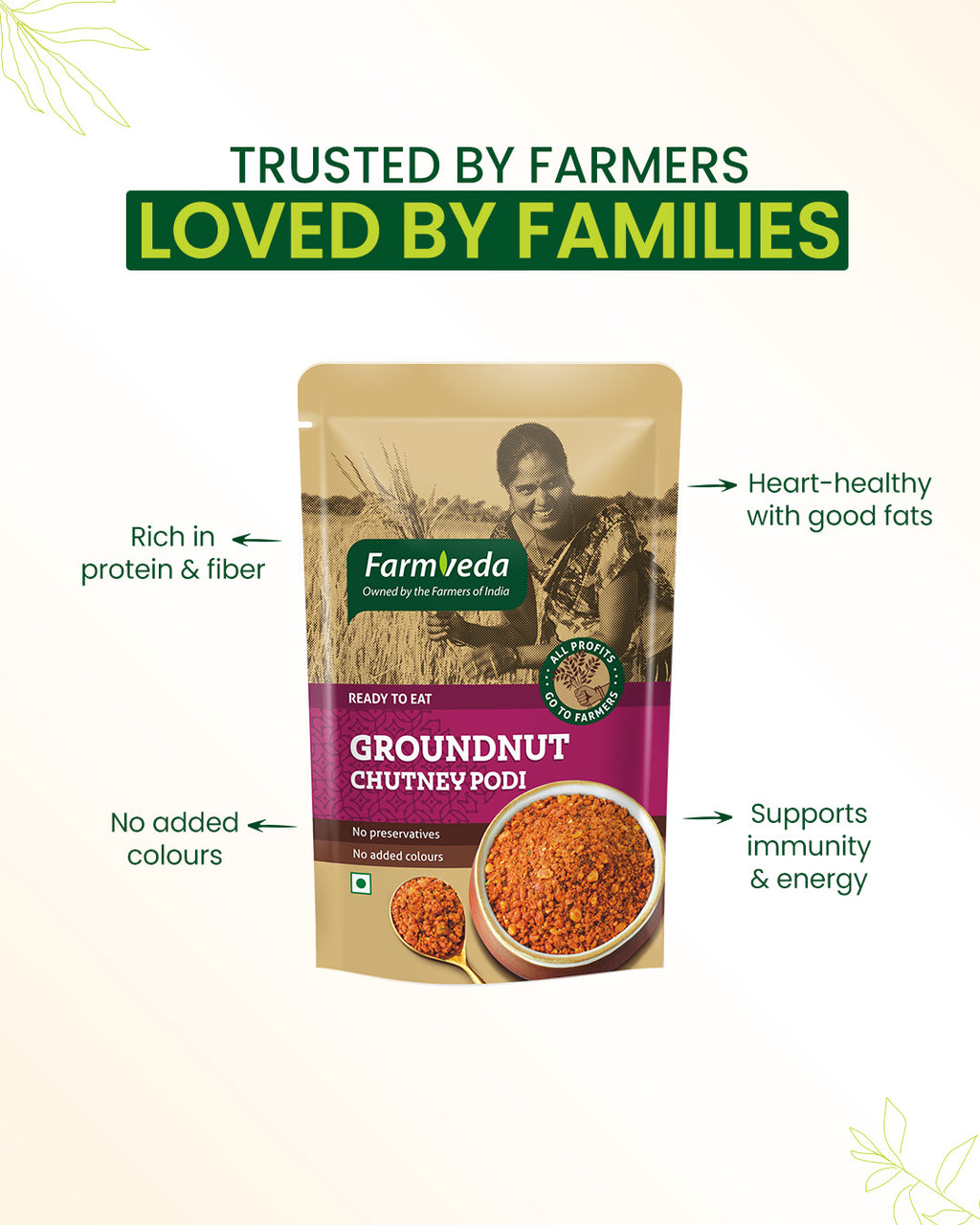 Groundnut Chutney Podi - 100 gm