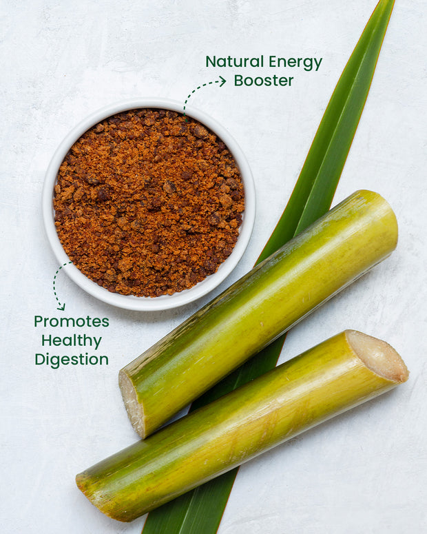 Farmveda Jaggery Powder | Natural Sweetener from Sugarcane Juice | No Chemicals or Preservatives | Iron Rich | Traditional Gud Powder | Healthy Sugar Alternative
