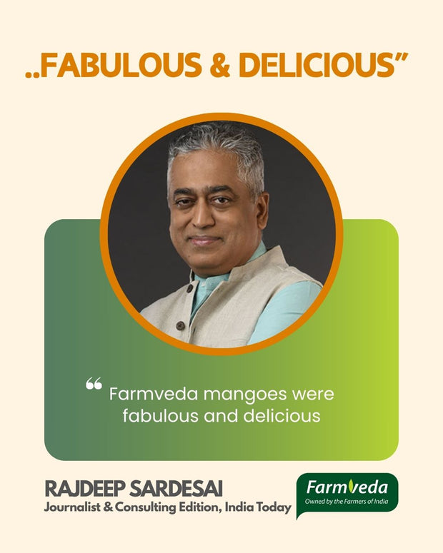 Kesar Mango | 100% Organic | Naturally Ripened (3Kg Box) - Delivery on/before 10 May