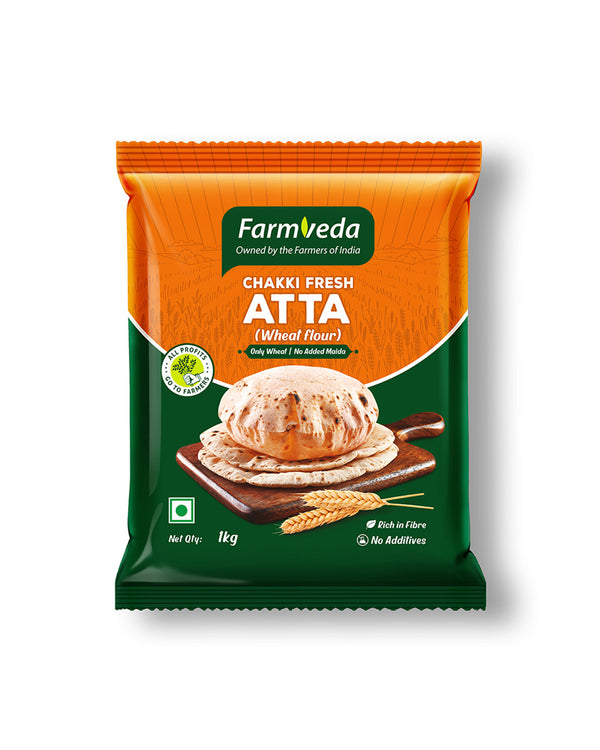 Chakki Fresh Atta (Wheat Flour) - 1 Kg