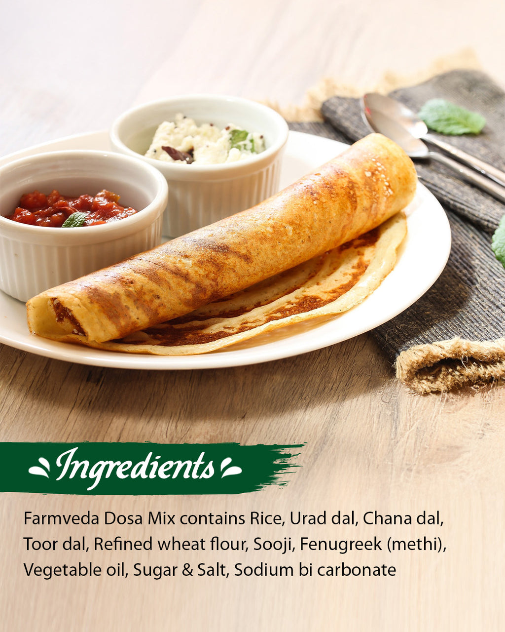 Rice Dosa Instant Mix - 500 gm