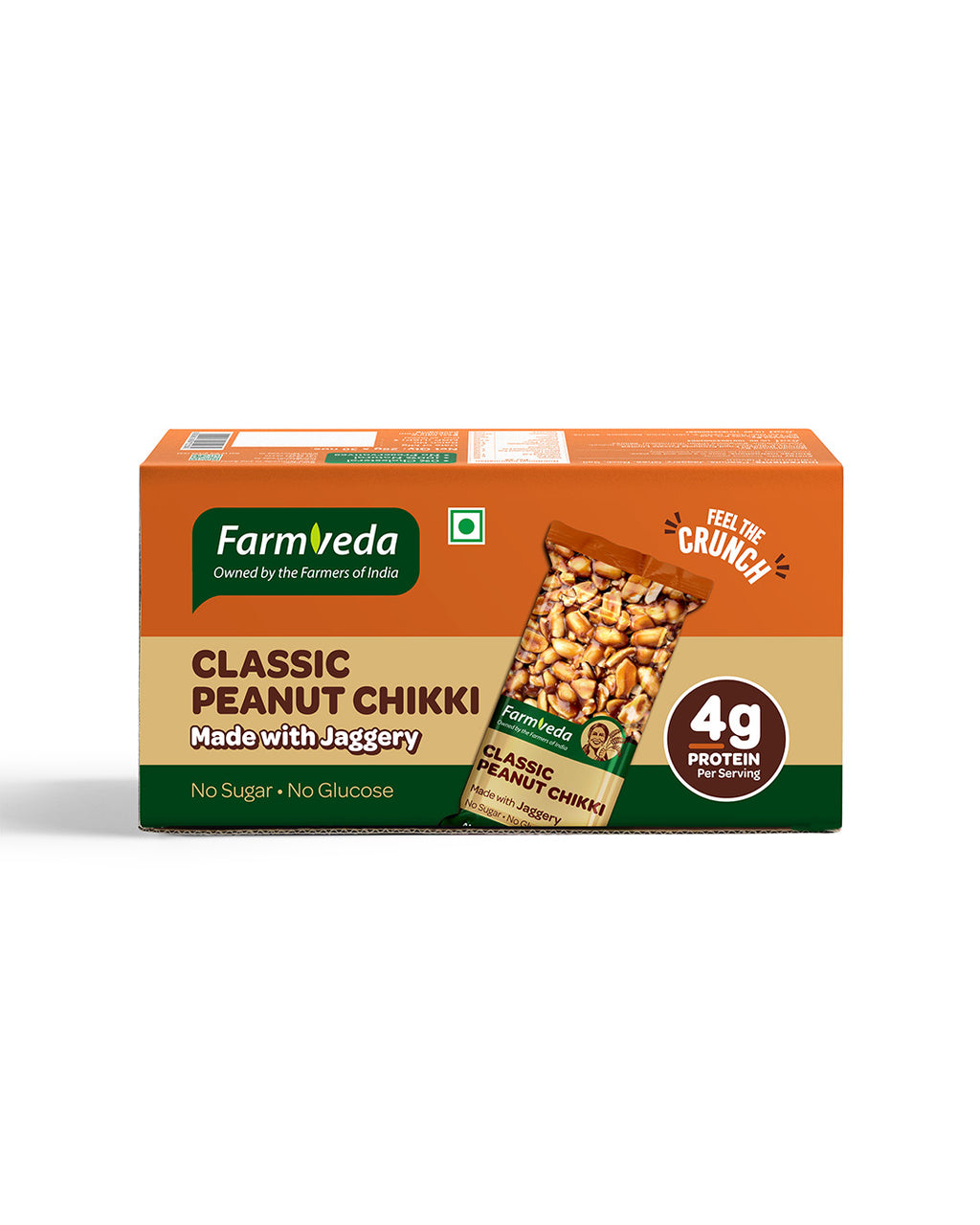 Jaggery Peanut Chikki (Pack of 30)