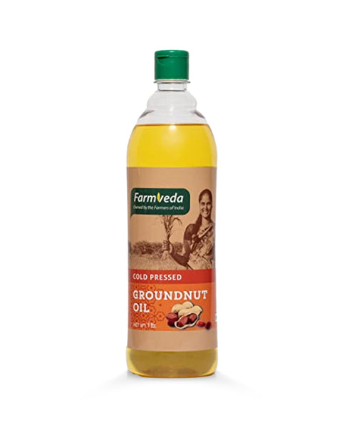 Cold Pressed Groundnut Oil - Impeccable Flavor, 1Ltr