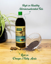 Farmveda Cold Pressed Mustard Oil - Healthy, Flavorful & Aromatic