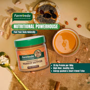 Farmveda Unsweetened Peanut Butter (Creamy) | No Preservative