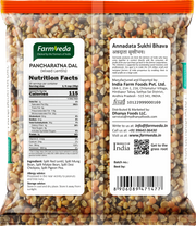 Farmveda Pancharatan Dal – 5-Lentil Mix | High Protein | 100% Natural