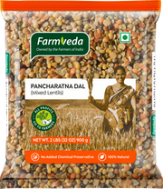 Farmveda Pancharatan Dal – 5-Lentil Mix | High Protein | 100% Natural