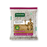 Farmveda Thick Poha (Flattened Rice) – 900g (2lb) | 100% Natural | No Added Preservatives