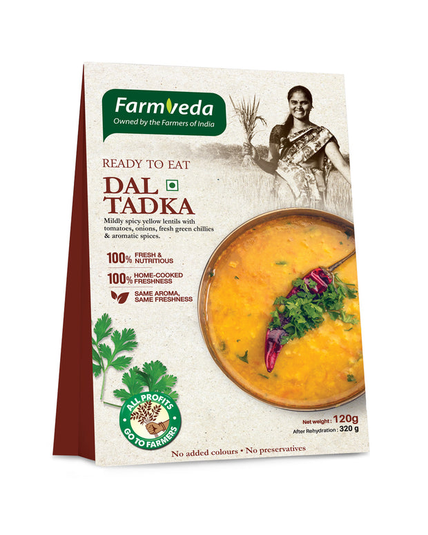 Farmveda Ready to Eat Dal Tadka | Authentic Flavor in Every Bite | 100% Natural