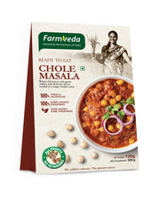 Farmveda Ready to Eat Chole Masala | Authentic Homemade Indian Taste | Quick & Convenient