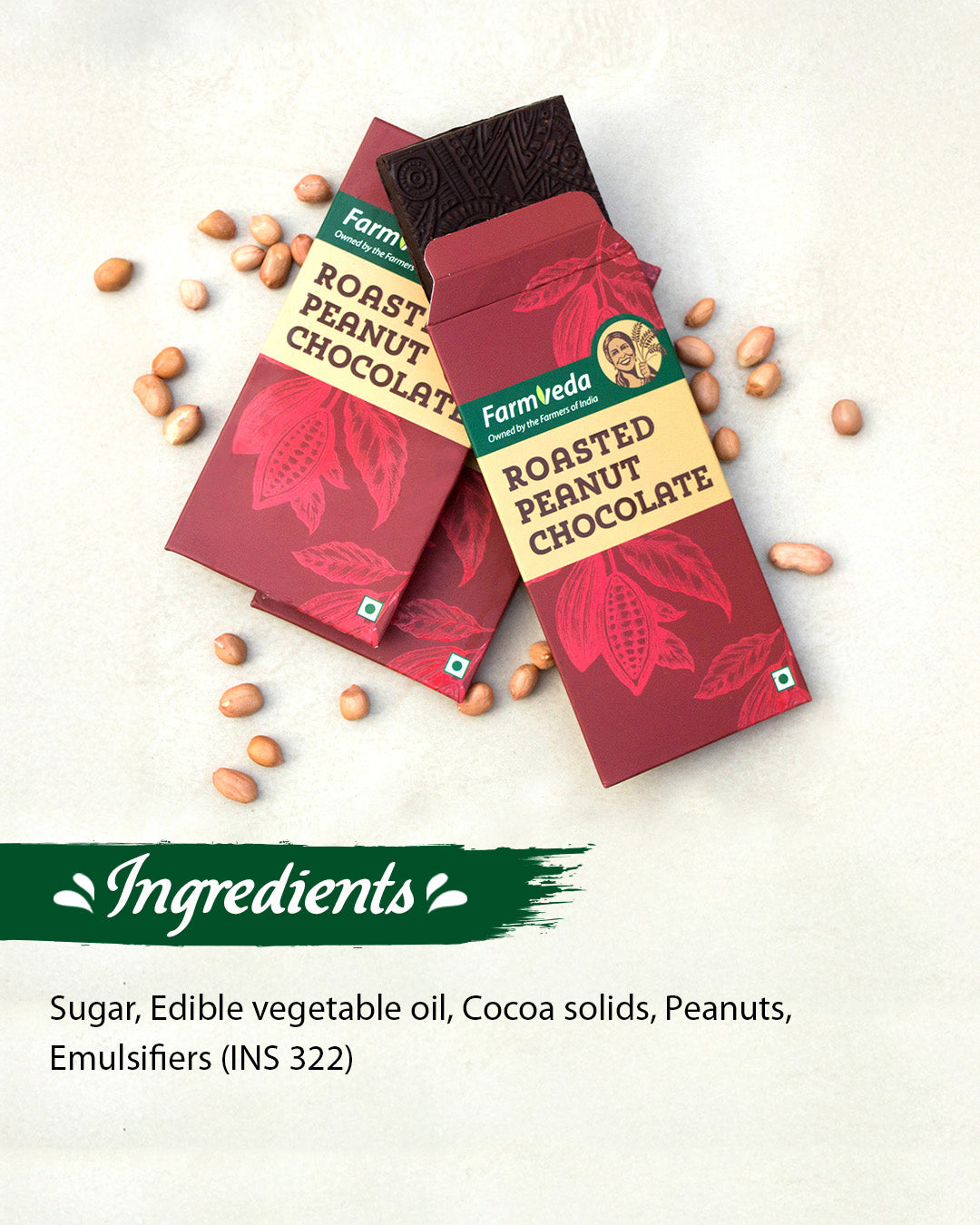 Roasted Peanut Chocolate - Pack of 2