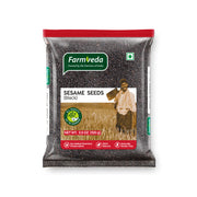 Farmveda Black Sesame Seeds – Unpolished & 100% Natural | Rich in Calcium, Iron & Antioxidants
