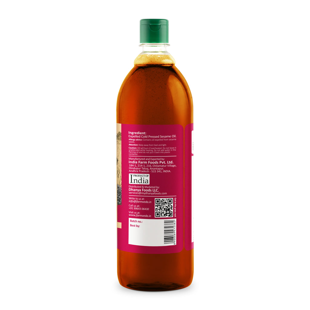 Sesame Oil (Cold Pressed) - 1 Ltr