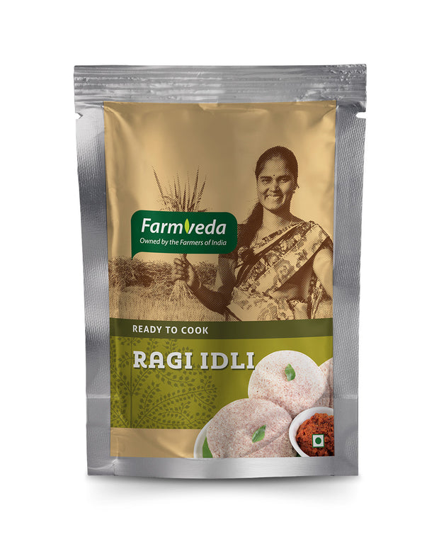 Farmveda Ragi Idli Mix - Quick, Healthy, and Calcium-Rich Breakfast