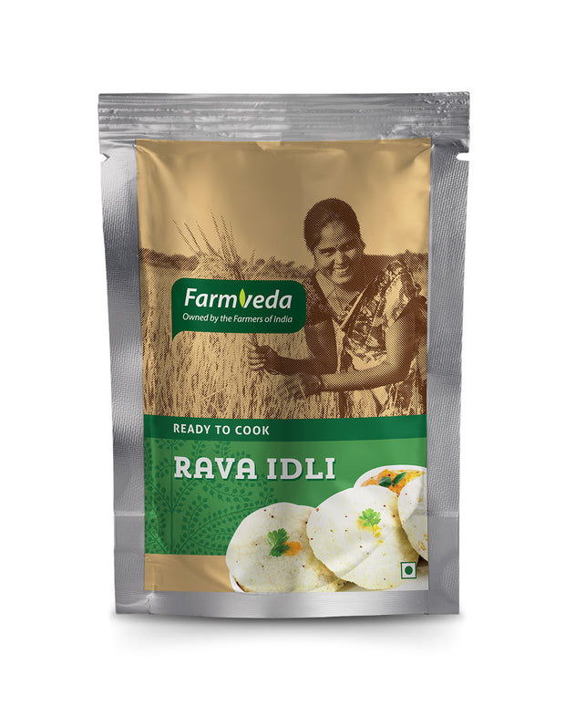 Farmveda Rava Idli Instant Mix - Authentic South Indian Flavor in Every Bite